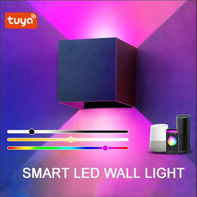 Smart Garden Arduino - Inteligentna zewnętrzna lampa ścienna Tuya RGBCCT,