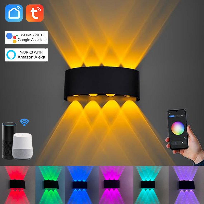 Smart Garden Arduino - Lampa ścienna Tuya z funkcją świecenia