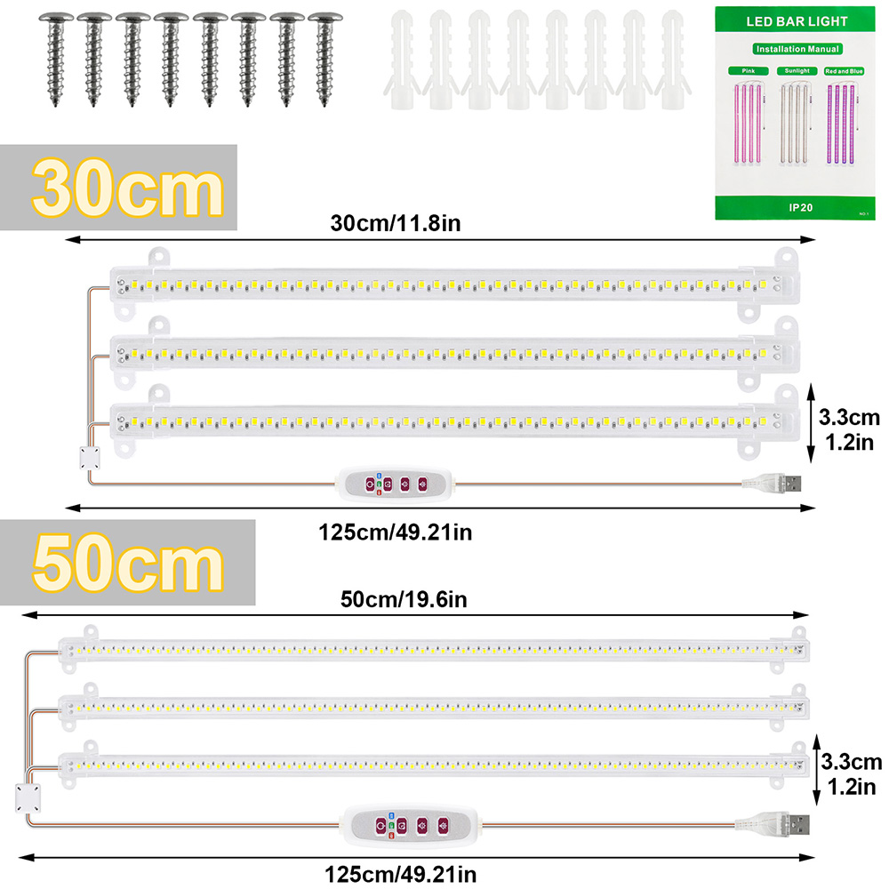1/2/3/4Head LED Grow Light Str – Led Plant Light Strip recenzja i cena